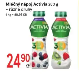 Žabka Mléčný nápoj Activia nabídka