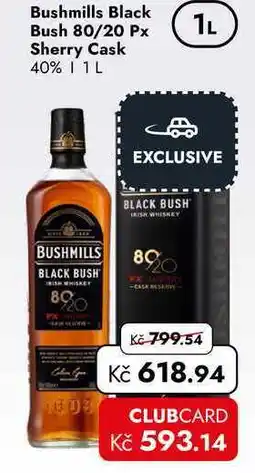 TRAVEL FREE Bushmills Black Bush 80/20 Px Sherry Cask 40% nabídka