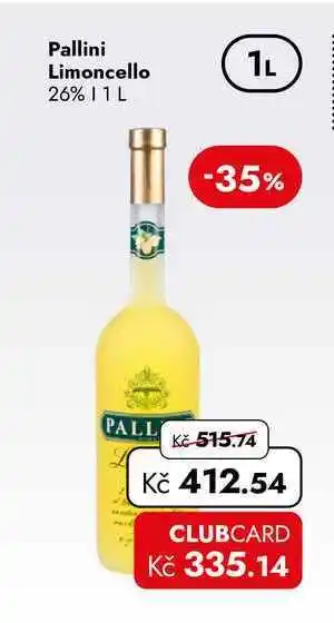 TRAVEL FREE Pallini Limoncello 26% nabídka