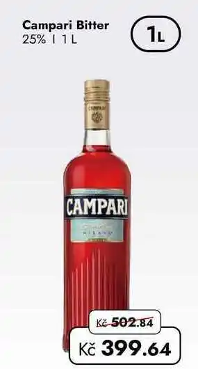TRAVEL FREE Campari Bitter 25% nabídka