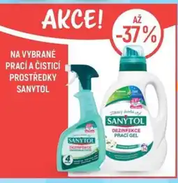 Globus Na vybrané prací a čisticí prostředky Sanytol nabídka