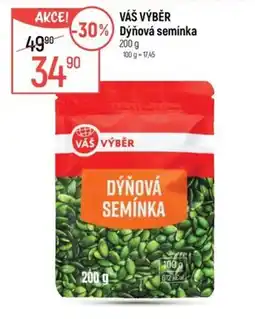 Globus VÁŠ VÝBĚR Dýňová semínka nabídka