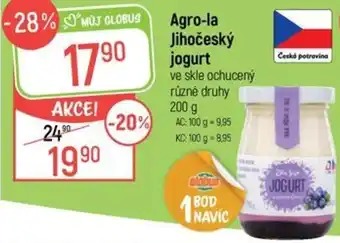 Globus Agro-la Jihočeský jogurt nabídka