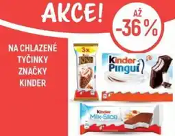 Globus Na chlazené tyčinky značky Kinder nabídka