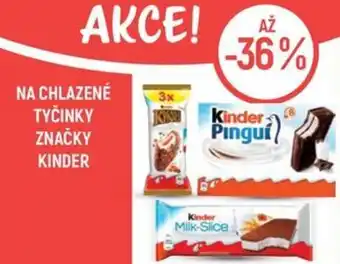 Na chlazené tyčinky značky Kinder
