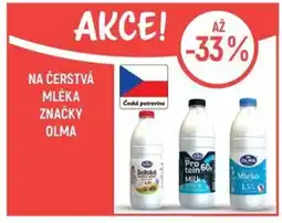 Globus Na čerstvá mléka značky Olma nabídka