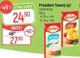 Globus Président Tavený sýr nabídka