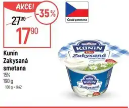 Globus Kunín Zakysaná smetana nabídka