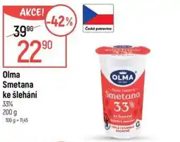 Globus Olma Smetana ke šlehání 33% nabídka