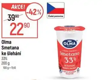 Globus Olma Smetana ke šlehání 33% nabídka