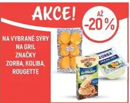 Globus Na vybrané sýry na gril značky Zorba, Koliba, Rougette nabídka