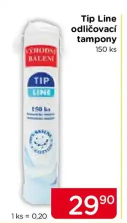 TOP drogerie Tip line odličovací tampony nabídka