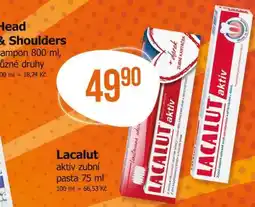 Teta LACALUT AKTIV zubní pasta, 75 ml nabídka