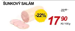 ZEMAN Šunkový salám nabídka