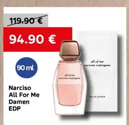 VELTA Free Shop Narciso all for me damen edp nabídka