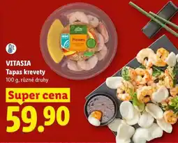Lidl VITASIA Tapas krevety nabídka