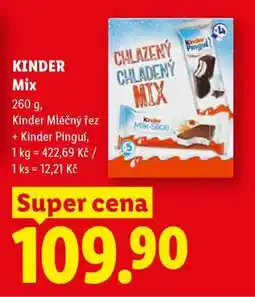 Lidl Kinder MIX nabídka