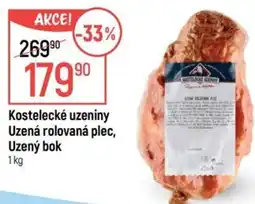 Globus Kostelecké uzeniny Uzená rolovaná plec, Uzený bok nabídka