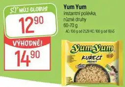 Globus Yum Yum instantní polévka nabídka