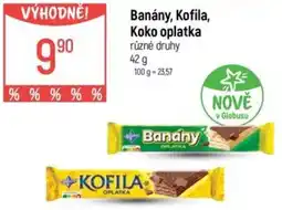 Globus Banány, Kofila, Koko oplatka nabídka