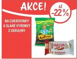 Globus NA CUKROVINKY A SLANÉ VÝROBKY Z UKRAJINY nabídka