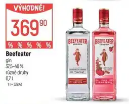 Globus Beefeater gin nabídka