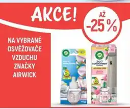 Globus Na vybrané osvěžovače vzduchu značky airwick nabídka