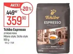 Globus Tchibo Espresso zrnková káva nabídka