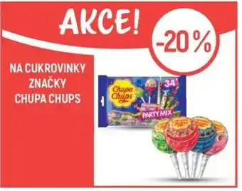 Globus Na cukrovinky značky chupa chups nabídka