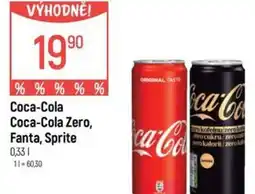 Globus Coca-Cola Coca-Cola Zero, Fanta, Sprite nabídka