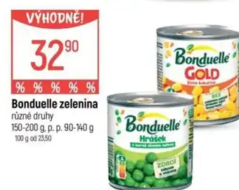 Globus Bonduelle zelenina nabídka