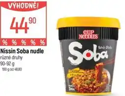 Globus Nissin Soba nudle nabídka