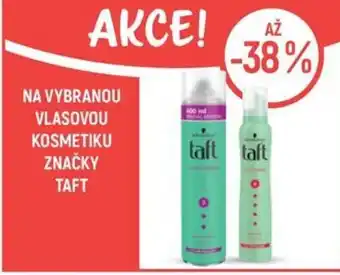 Globus Na vybranou vlasovou kosmetiku značky taft nabídka