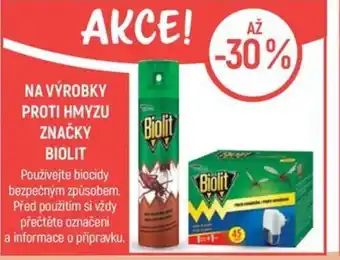 Globus Na výrobky proti hmyzu značky biolit nabídka
