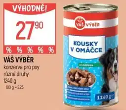 Globus VÁŠ VÝBĚR konzerva pro psy nabídka