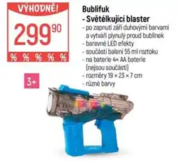 Globus Bublifuk - Světélkující blaster nabídka