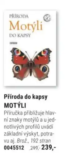 Knižní klub Příroda do kapsy MOTÝLI nabídka
