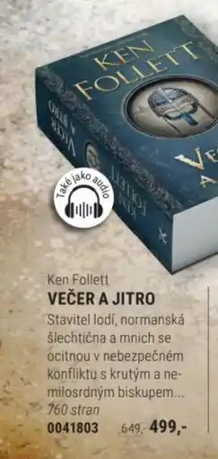 Knižní klub Ken Follett VEČER A JITRO nabídka