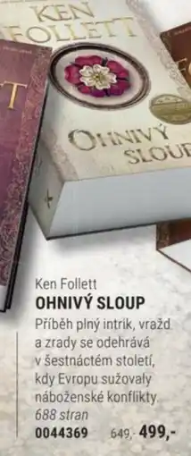 Knižní klub Ken Follett OHNIVÝ SLOUP nabídka