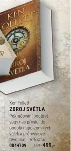 Knižní klub Ken Follett ZBROJ SVĚTLA nabídka