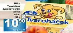 Jip Milko Tvaroháček tvarohový krém nabídka
