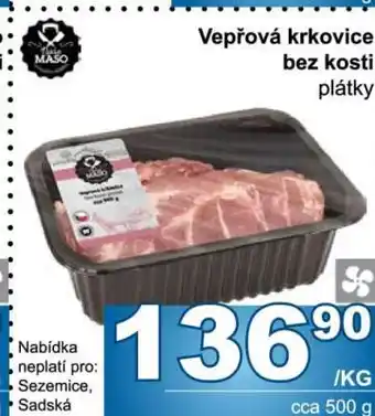 Vepřová krkovice bez kosti