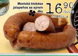 Jip Mexická klobása jalapeños se sýrem nabídka
