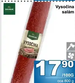 Jip Vysočina salám nabídka