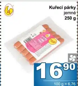 Jip Kuřecí párky nabídka
