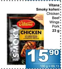 Jip Vitana Smoky koření nabídka