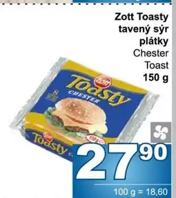 Jip Zott Toasty tavený sýr plátky nabídka