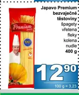 Jip Japavo Premium bezvaječné těstoviny nabídka