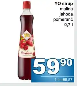 Jip Yo sirup nabídka