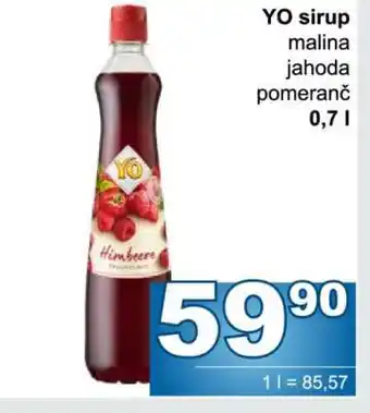 Jip Yo sirup nabídka
